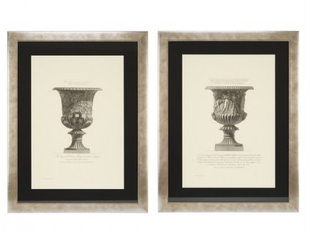 Komplet Obrazów Prints Giovanni Piranesi Set Of 2 EICHHOLTZ