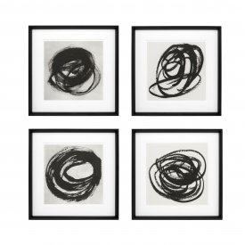 Kpl. Obrazków Prints Black & White Collection I set of 4 EICHHOLTZ
